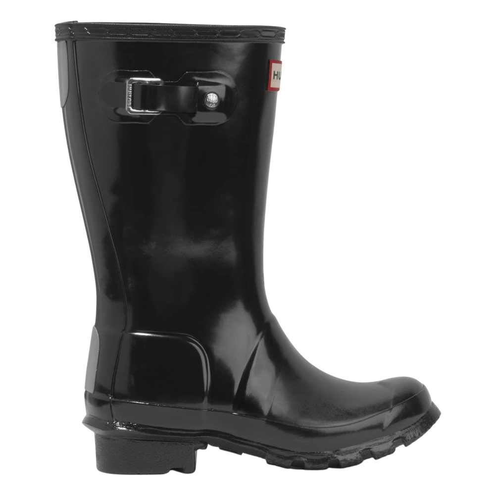 Hunter Unisex Kids Black Original Gloss Wellington Boots - Kids Wellies - 33 Eu - Kids