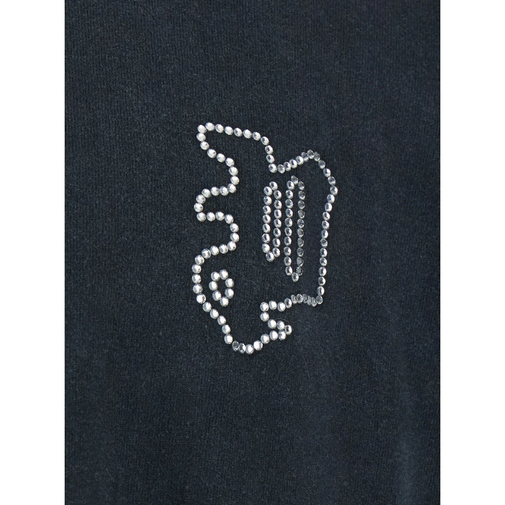 Purple Brand Jersey T-shirts en Polos in Zwart Black Heren