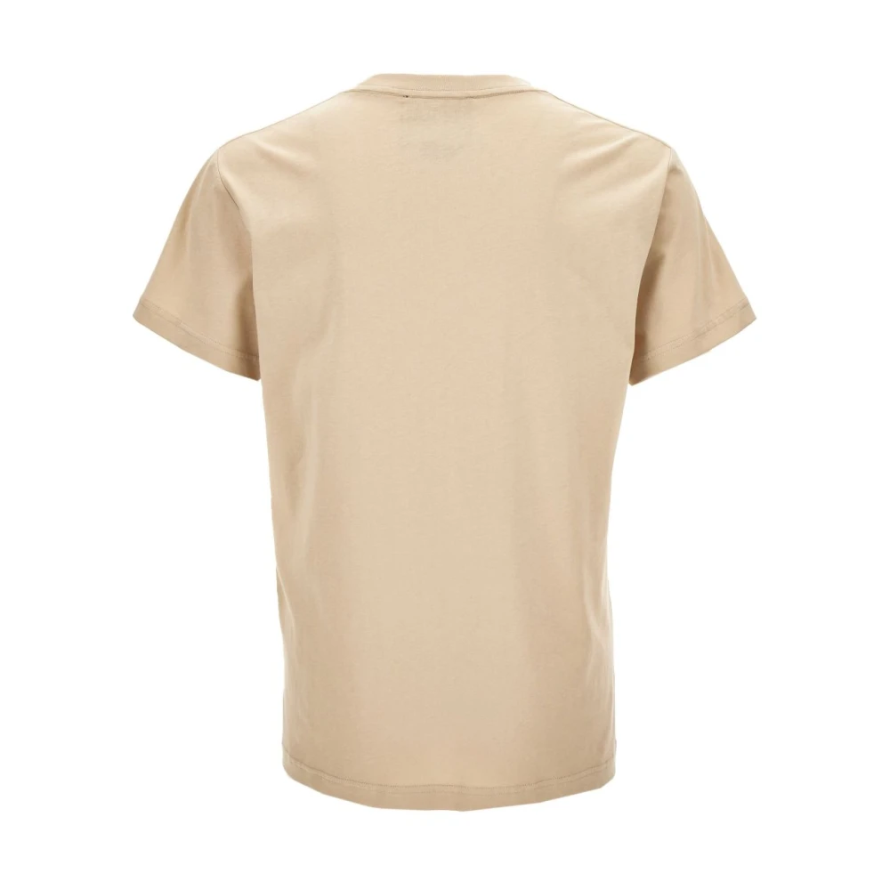 Versace Jeans Couture Stijlvolle T-shirts en Polos Collectie Beige Heren