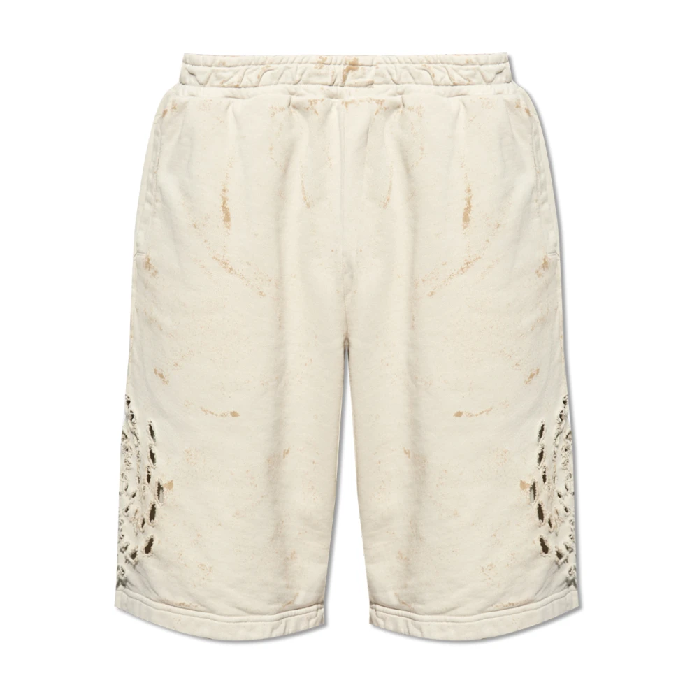 44 Label Group Shorts met uitsparingen Gray Heren