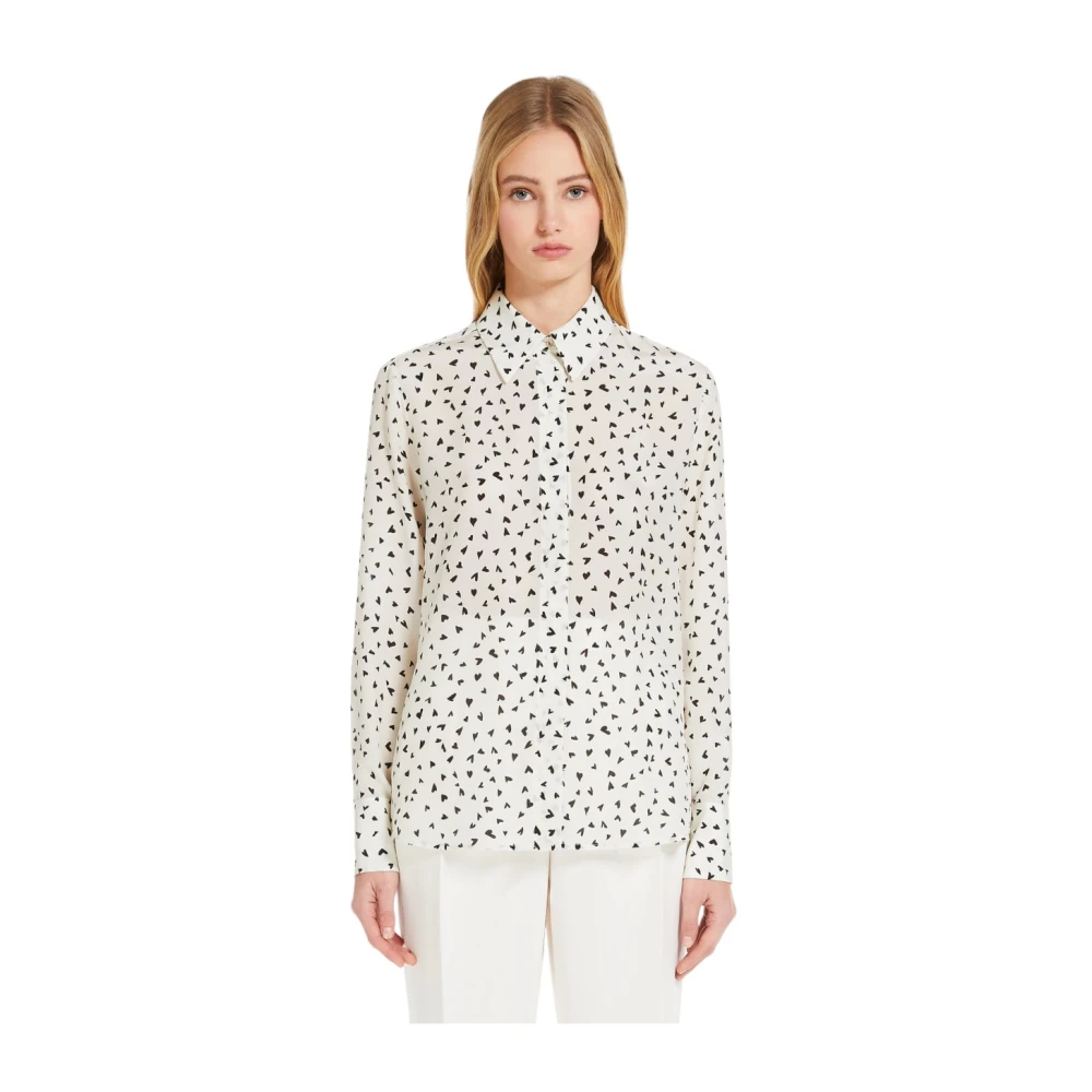 Max Mara Studio Stijlvolle Blouse voor Vrouwen Beige Dames