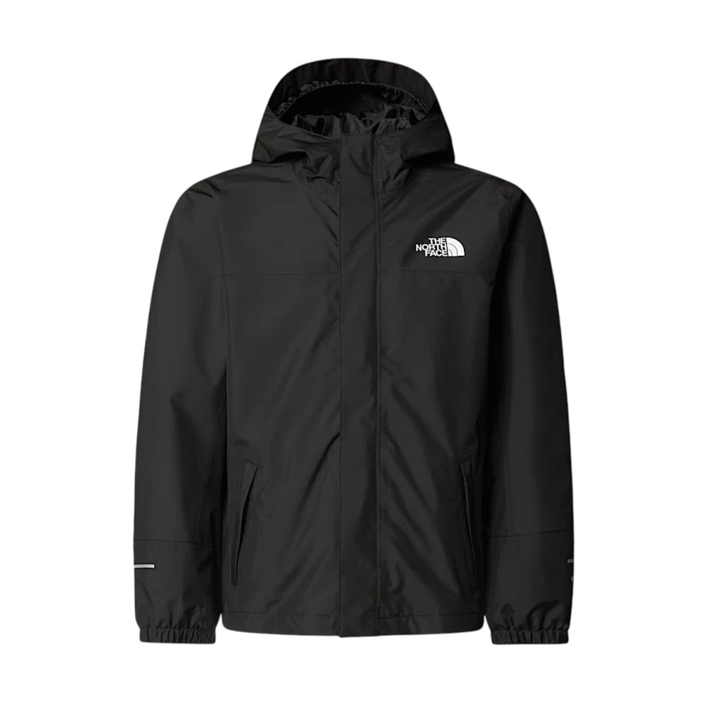The North Face Waterproof Breathable Casual Jacket - Male - Light Jackets - Black - 7 Y - Kids