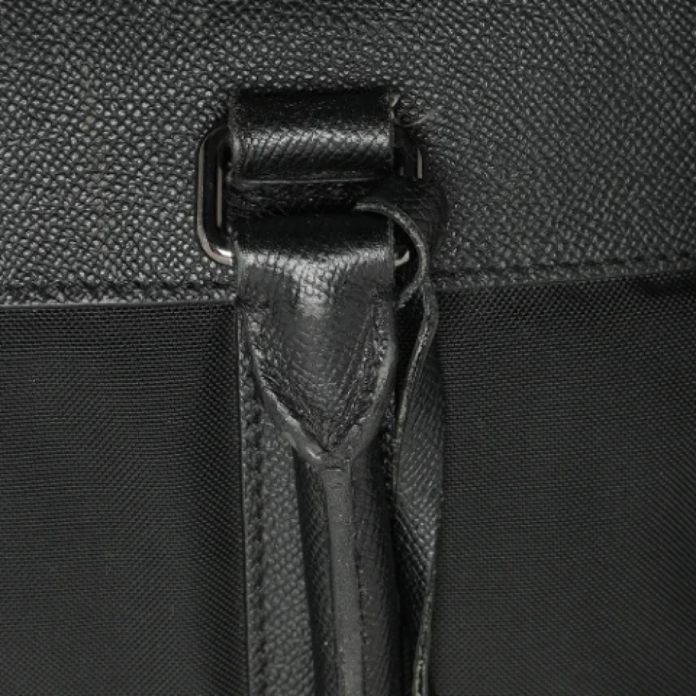 Burberry Vintage Pre-owned Leather handbags Black Dames