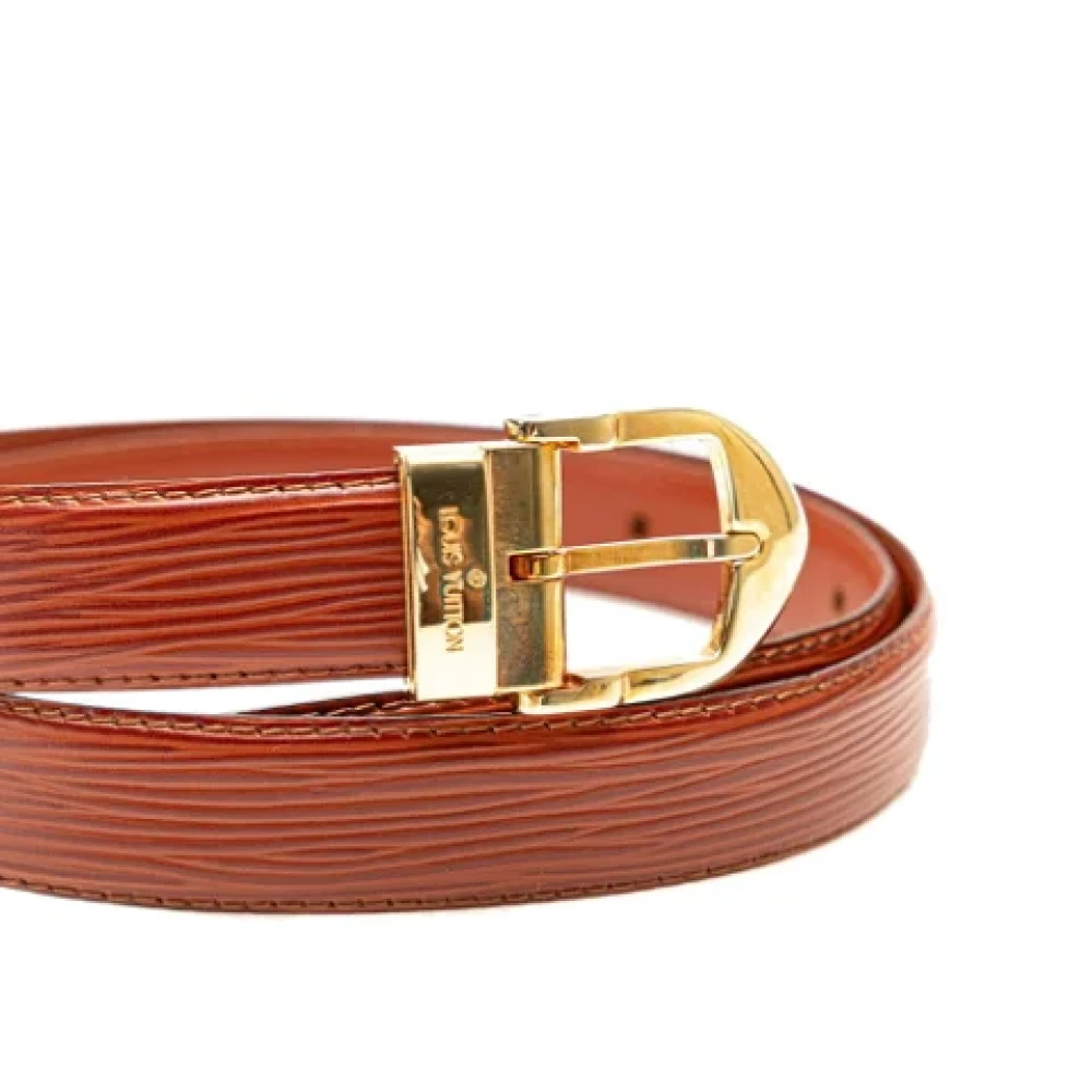 Louis Vuitton Vintage Pre-owned Leather belts Brown Dames
