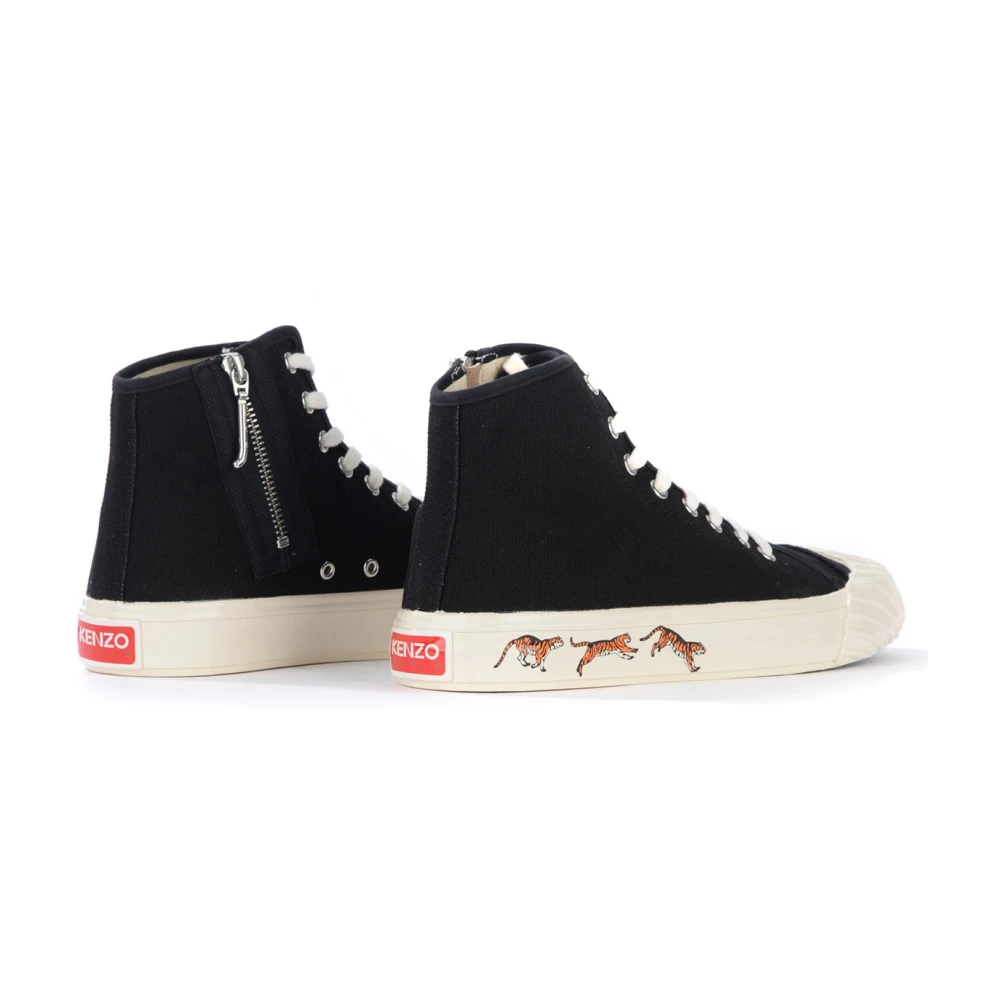 Kenzo Hoge Sneakers school Zwart Black Heren