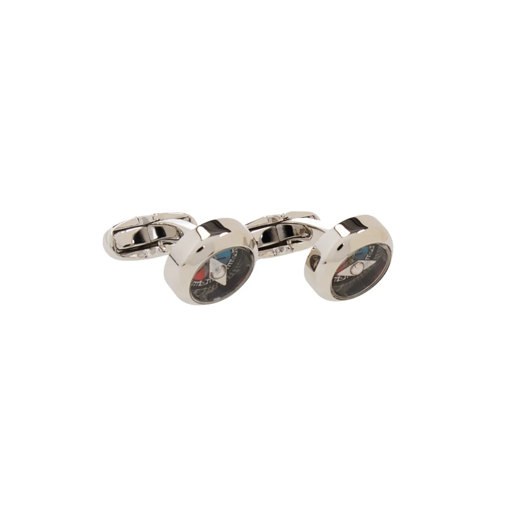 Paul Smith Men's Gray M1acuff Hcomp-97 - Clips Bars - One Size - Accessories