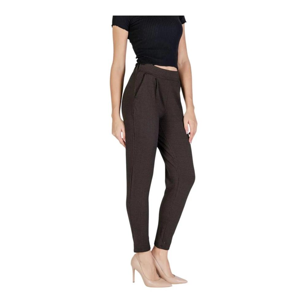 Ichi Bruine Mix Herfst Winter Damesbroek Brown Dames
