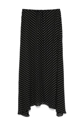 polka-dot-flared-skirt