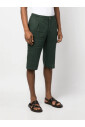 bermuda-en-lin-vert-foret
