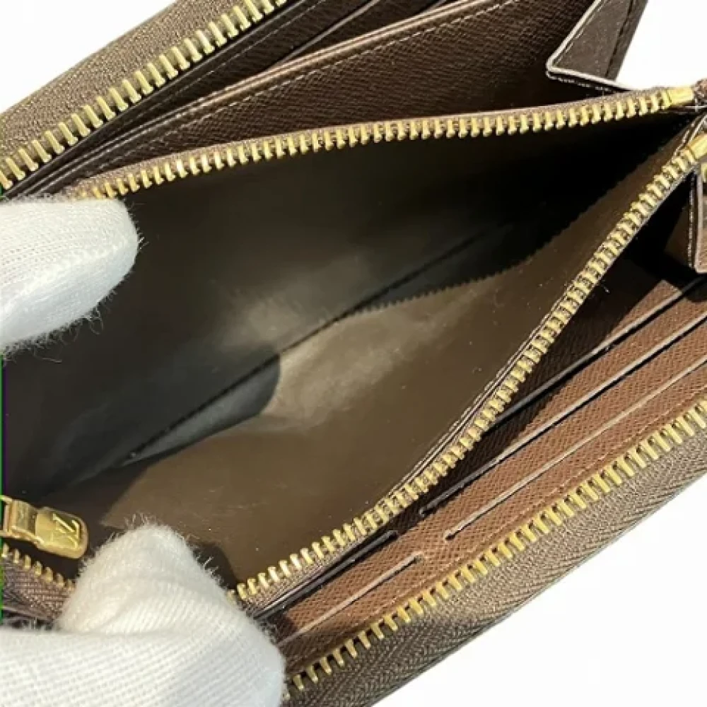 Louis Vuitton Vintage Pre-owned Fabric wallets Brown Dames