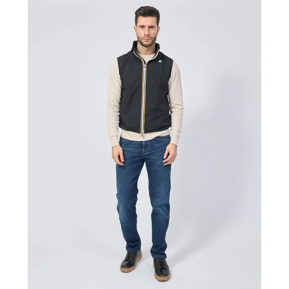 K-way Zwarte Valen Jas Black Heren
