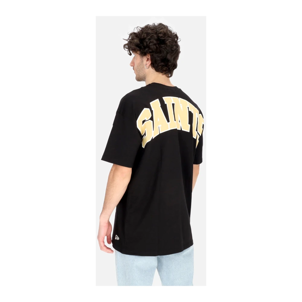 new era NFL Drop Shoulder Oversize Tee Black Heren