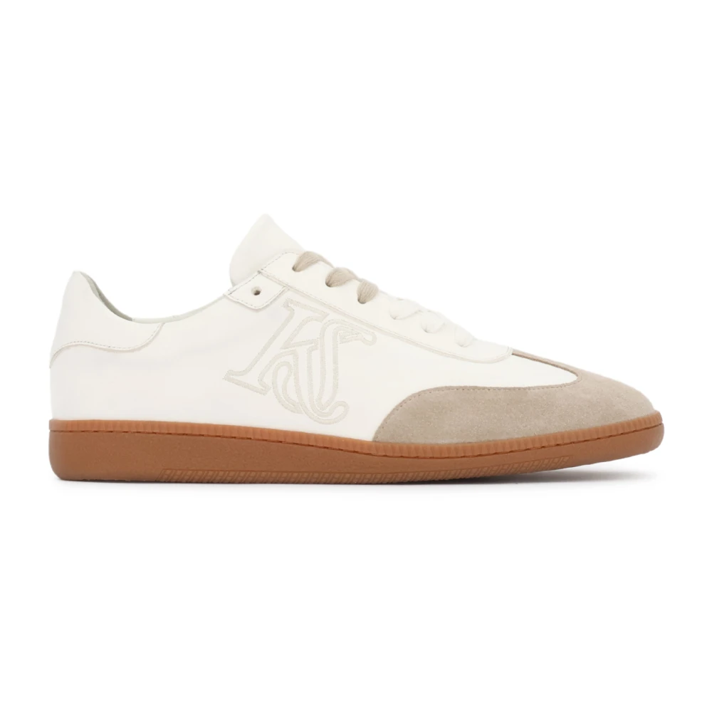 Kazar Studio Heren sneakers van leer en suède Heren Schoenen Wit