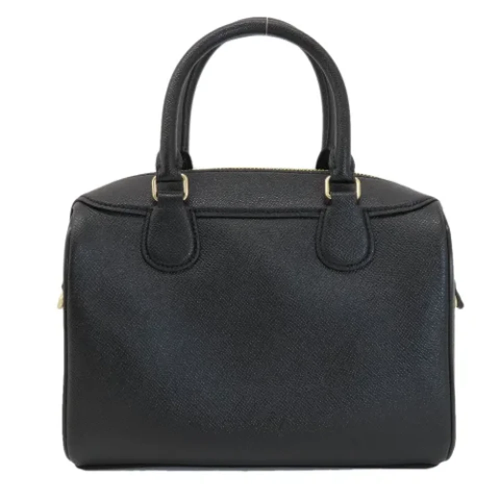 Coach Pre-owned Fabric handbags Black Dames