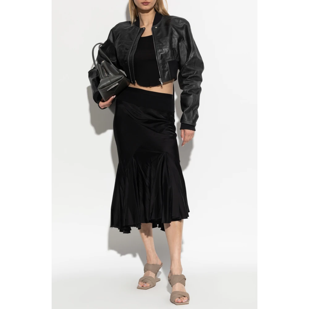 Rick Owens Crop Top Black Dames