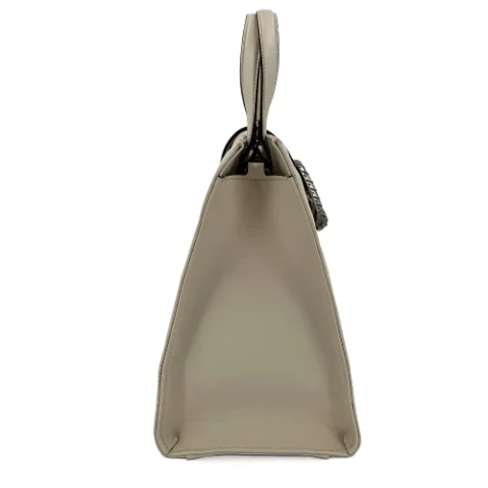 Gucci Vintage Pre-owned Leather gucci-bags Beige Dames