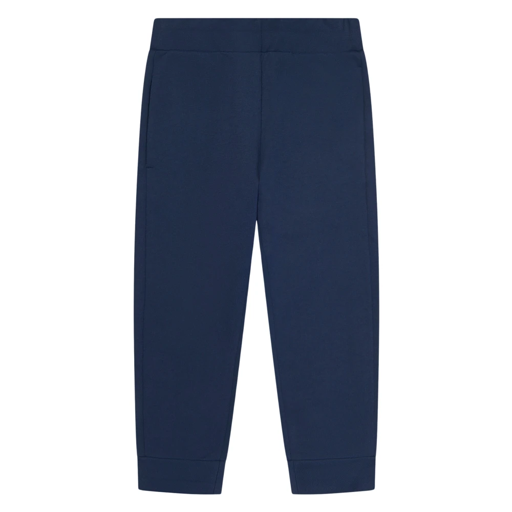 Roberto Cavalli Blue Sweatpants, Male, 8 Y, Logo-Print Cotton Joggers
