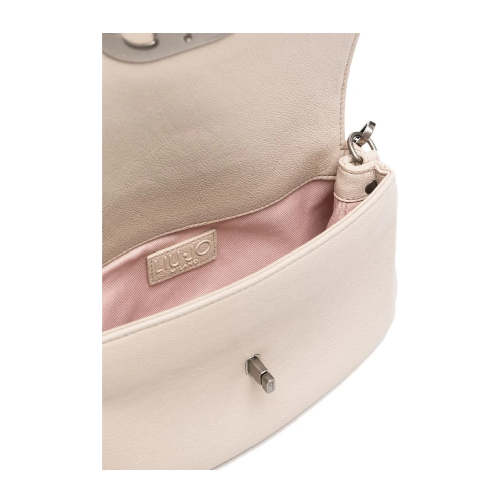 Liu Jo Beige Faux Leren Schoudertas Beige Dames