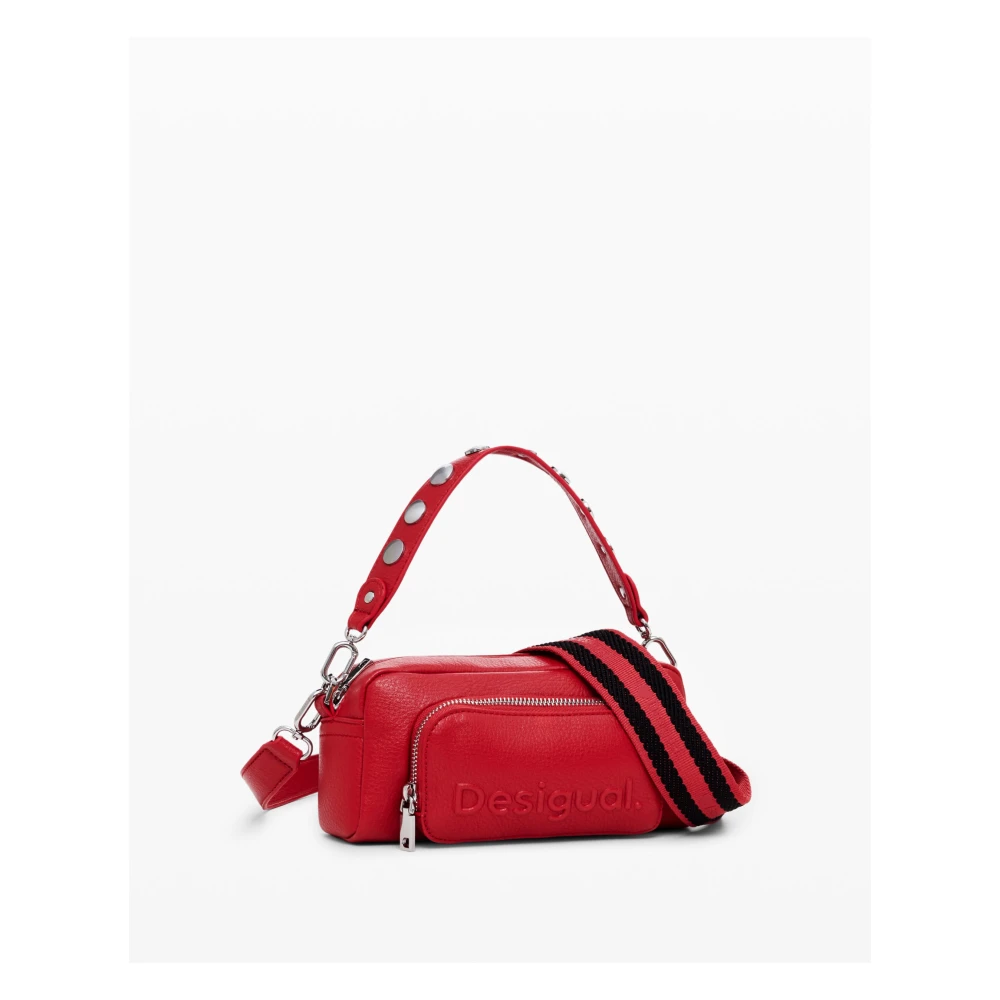 Desigual Rode Schoudertas met Ritssluiting Red Dames