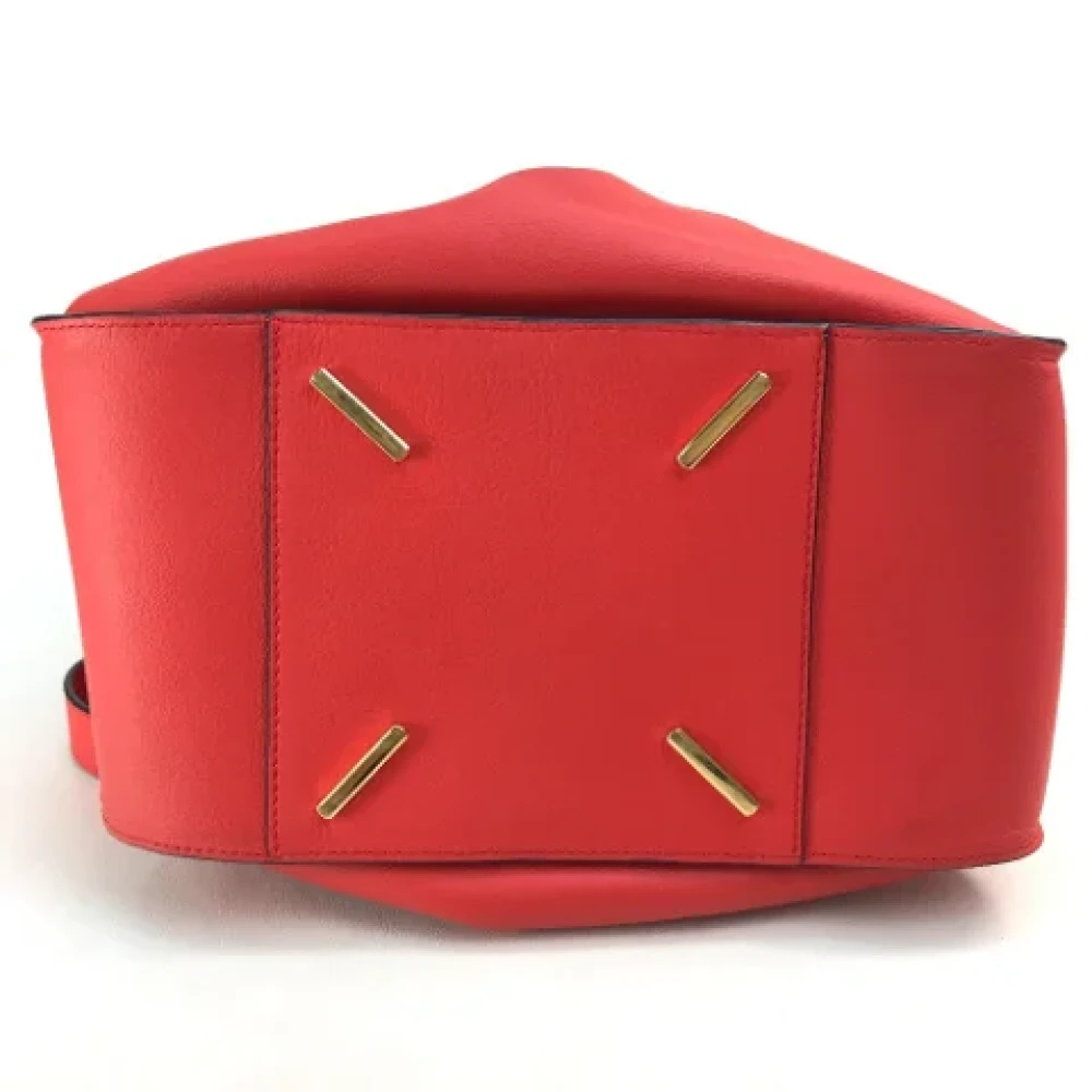 Loewe Pre-owned Leather handbags Red Dames