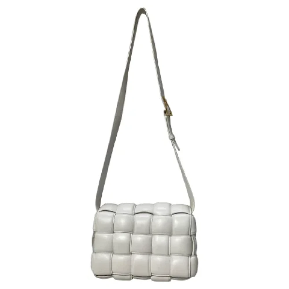 Bottega Veneta Vintage Pre-owned Leather shoulder-bags White Dames