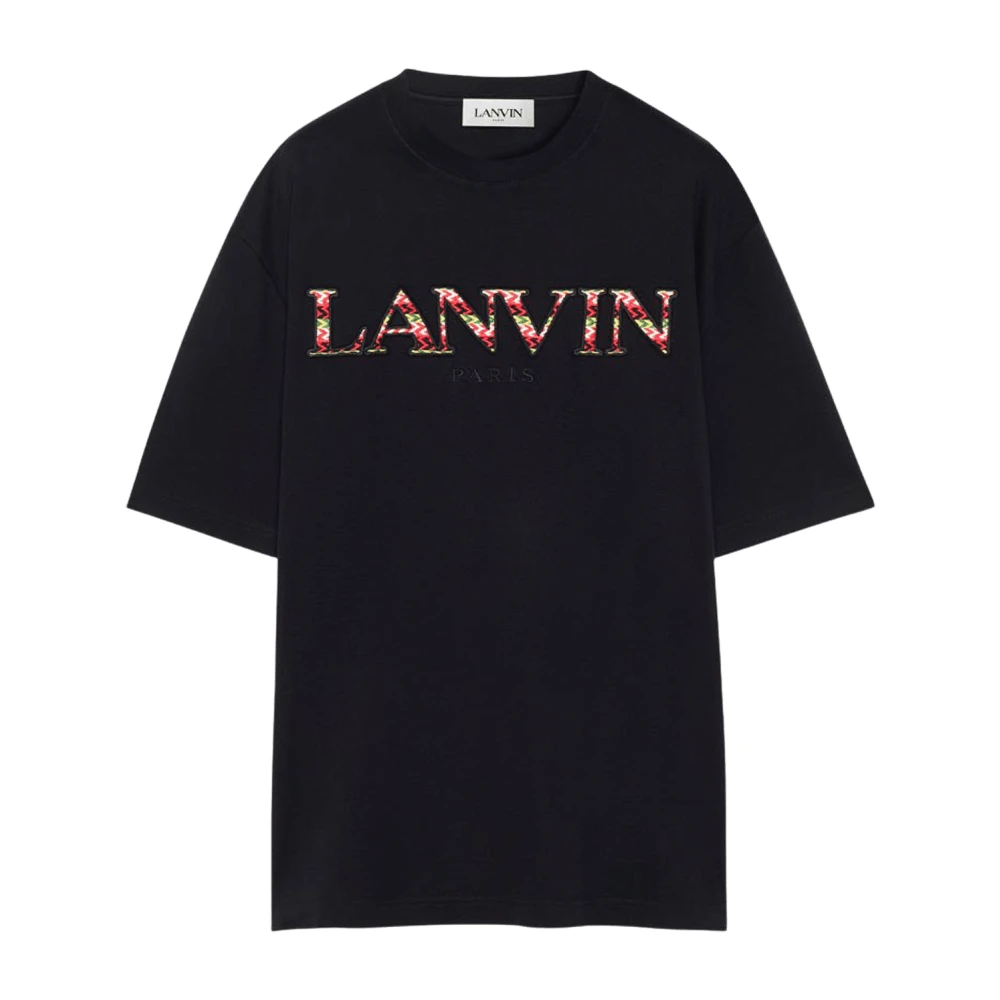 Lanvin - Tops > T-Shirts - Black - Lanvin - Modalova