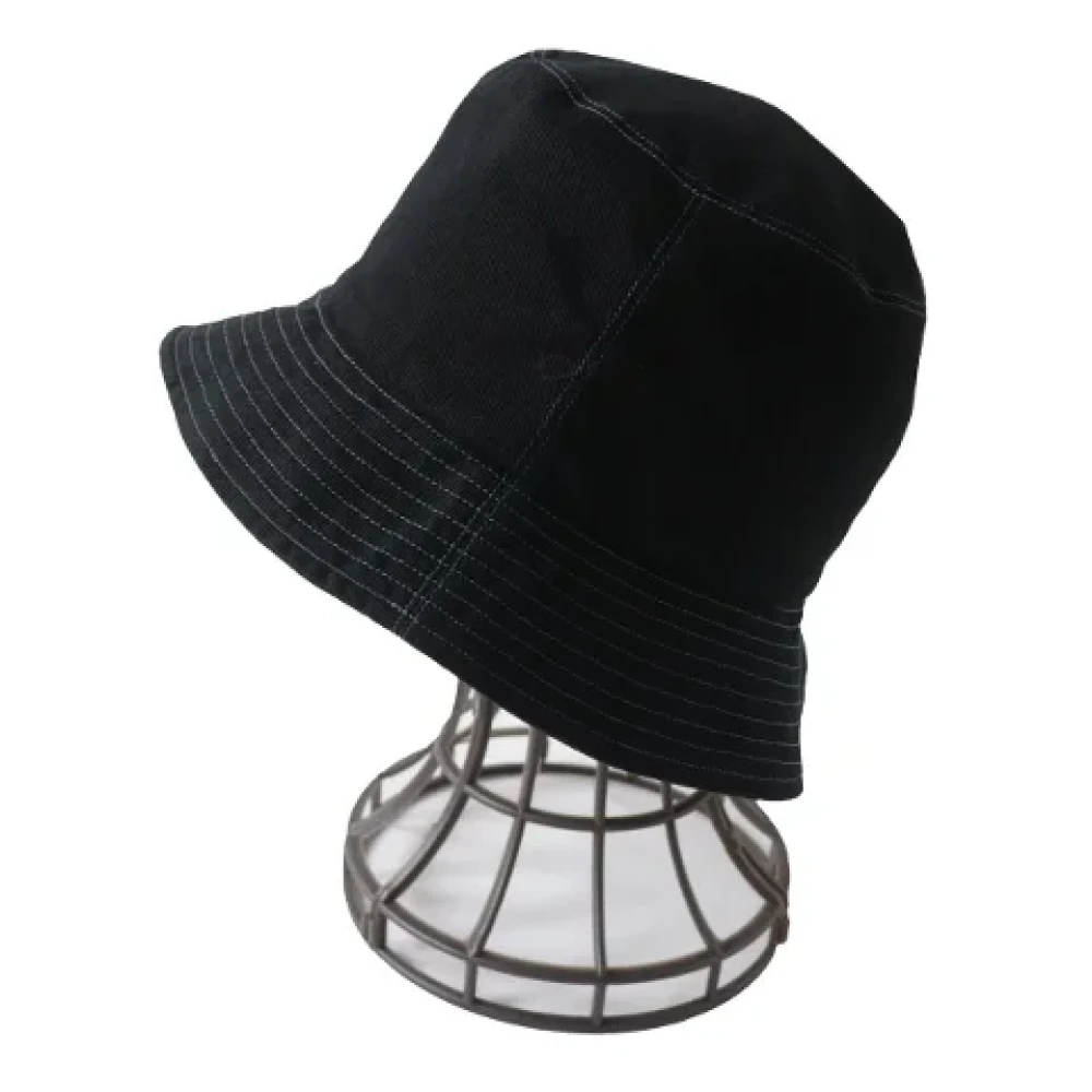 Dior Vintage Pre-owned Cotton hats Black Dames