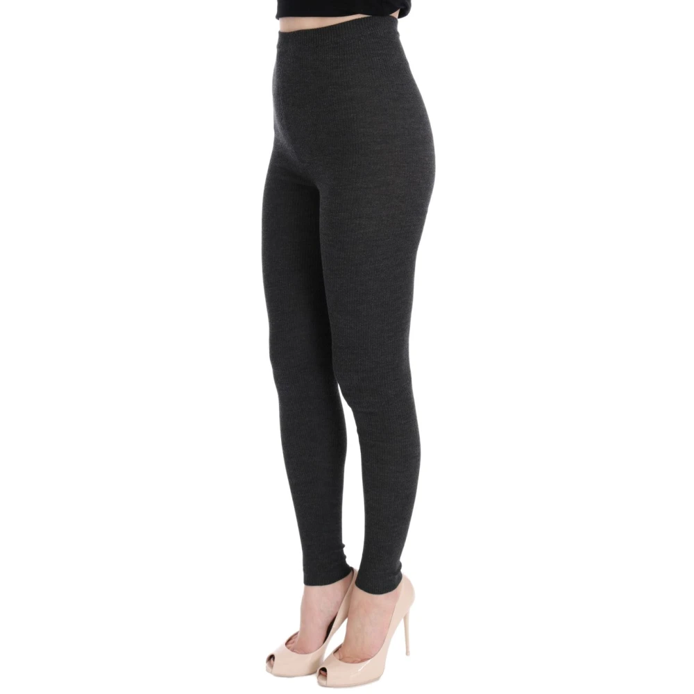 Dolce & Gabbana Stretch wollen panty's Gray Dames