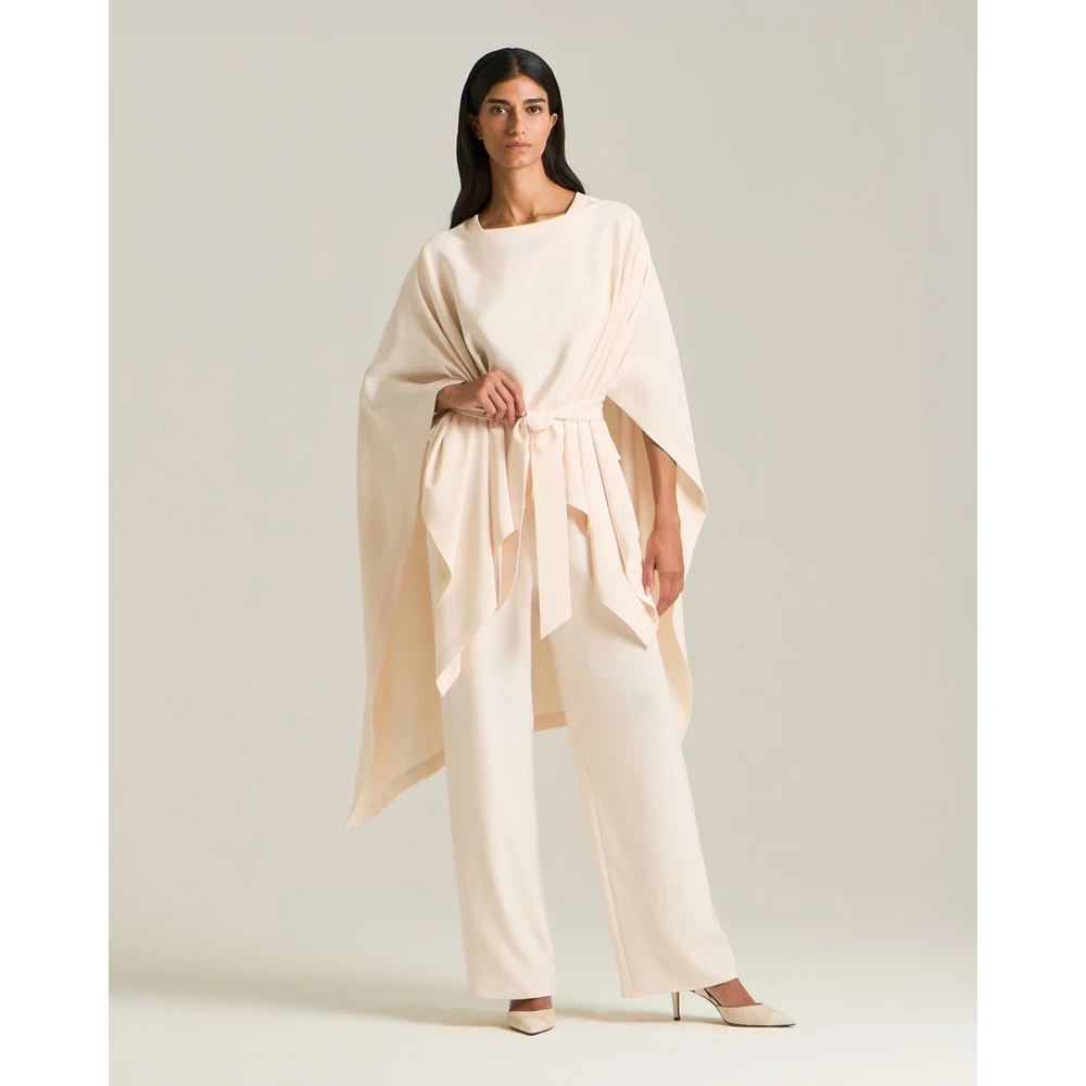 Kiton Zijden cape voor tijdloze elegantie Pink Dames