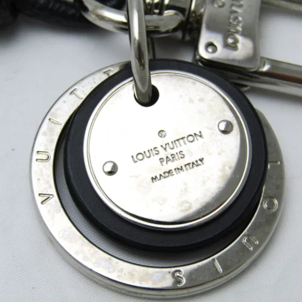 Louis Vuitton Vintage Pre-owned Silver key-holders Black Heren