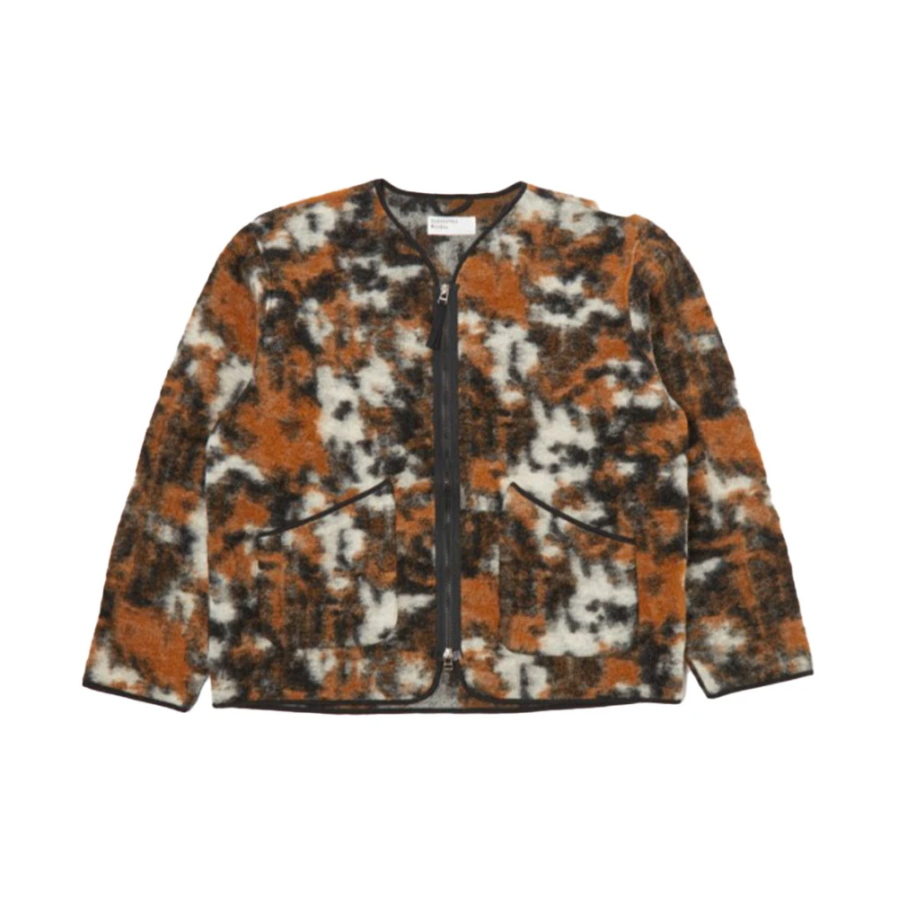 Universal Works Bruine Zip Liner Jas Multicolor Heren