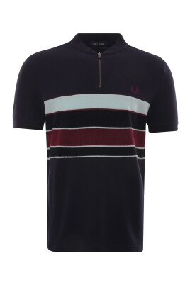 navy-towelling-zip-neck-polo-shirt