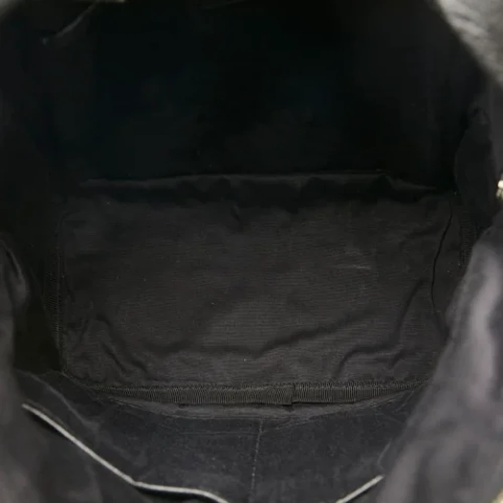 Yves Saint Laurent Vintage Pre-owned Fabric backpacks Black Dames