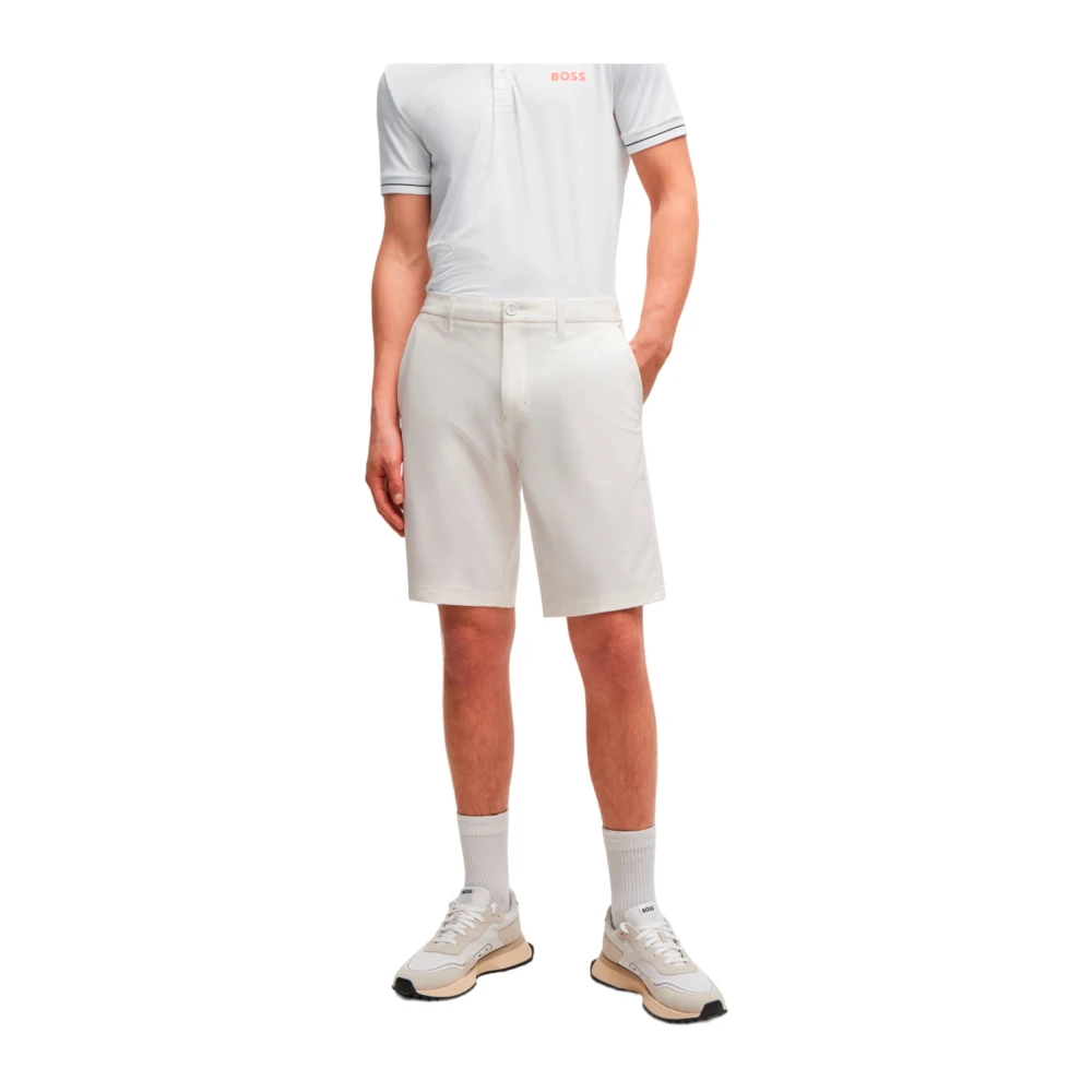 Boss Op Maat Gemaakte Bermuda Shorts White Heren