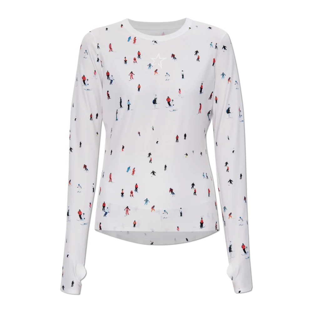 Perfect Moment Lange mouw T-shirt White Dames