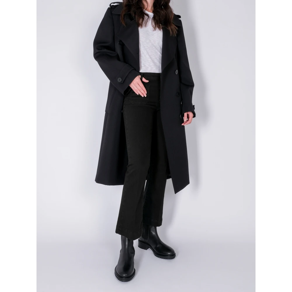 Seafarer Wijdvallende Zwarte Jeans Delphine Black Dames
