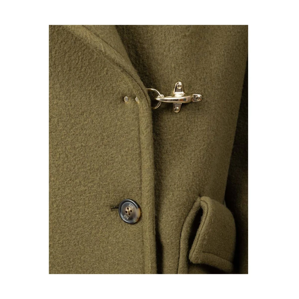 Fay Stijlvolle Peacoat met Haak Green Dames