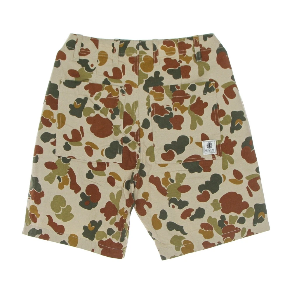 Element Camouflage Cargo Shorts met Zakken Multicolor Heren