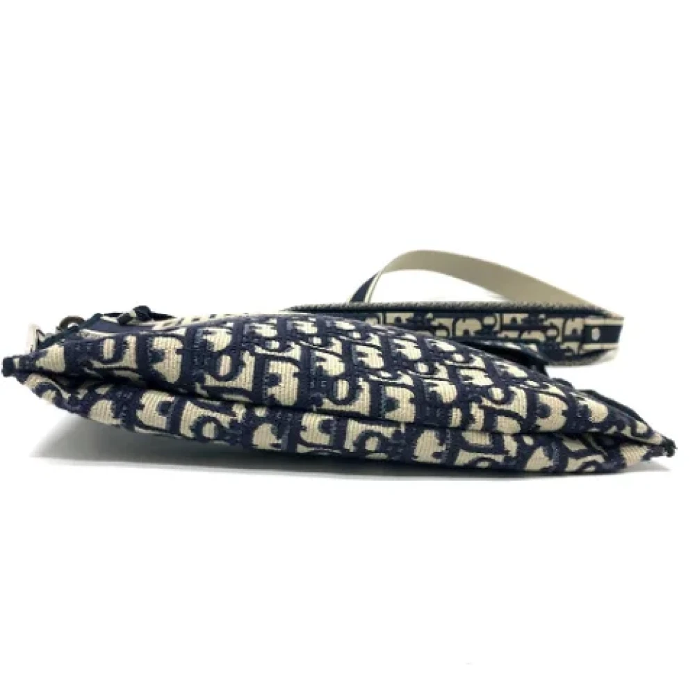 Dior Vintage Pre-owned Fabric dior-bags Blue Dames