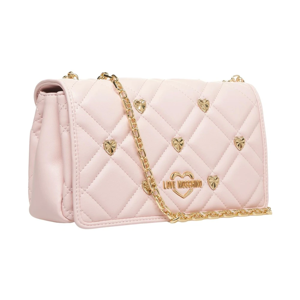 Love Moschino Roze Schoudertas met Chic Design Pink Dames