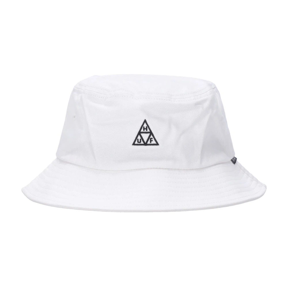 HUF Ongebleekte emmerhoed met geborduurd logo White Heren