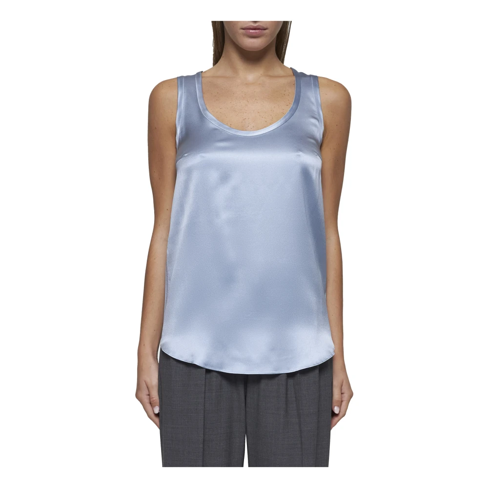 BRUNELLO CUCINELLI Elegante Top voor Vrouwen Blue Dames