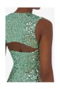 robe-midi-brodee-de-paillettes-vert