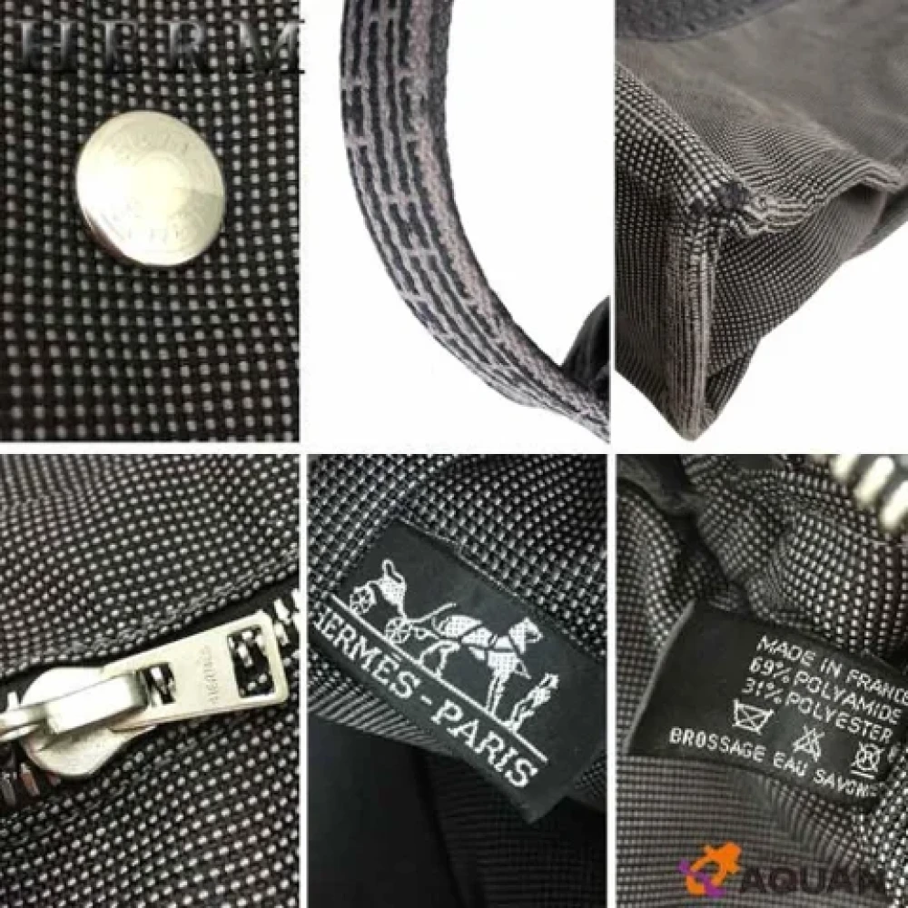 Hermès Vintage Pre-owned Fabric totes Black Dames