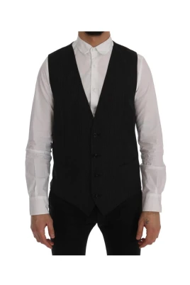 Klassisk Pinstripe Väst
