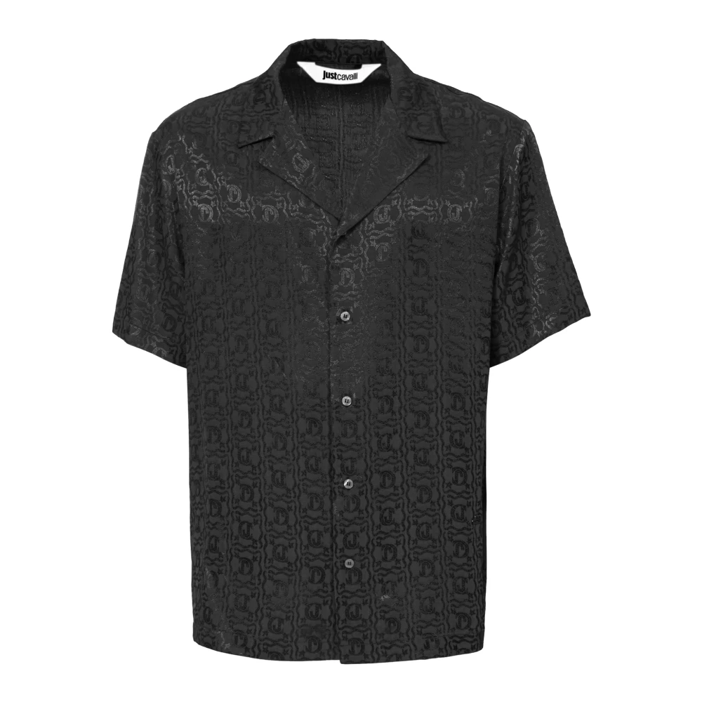 Just Cavalli Overhemden Black Heren