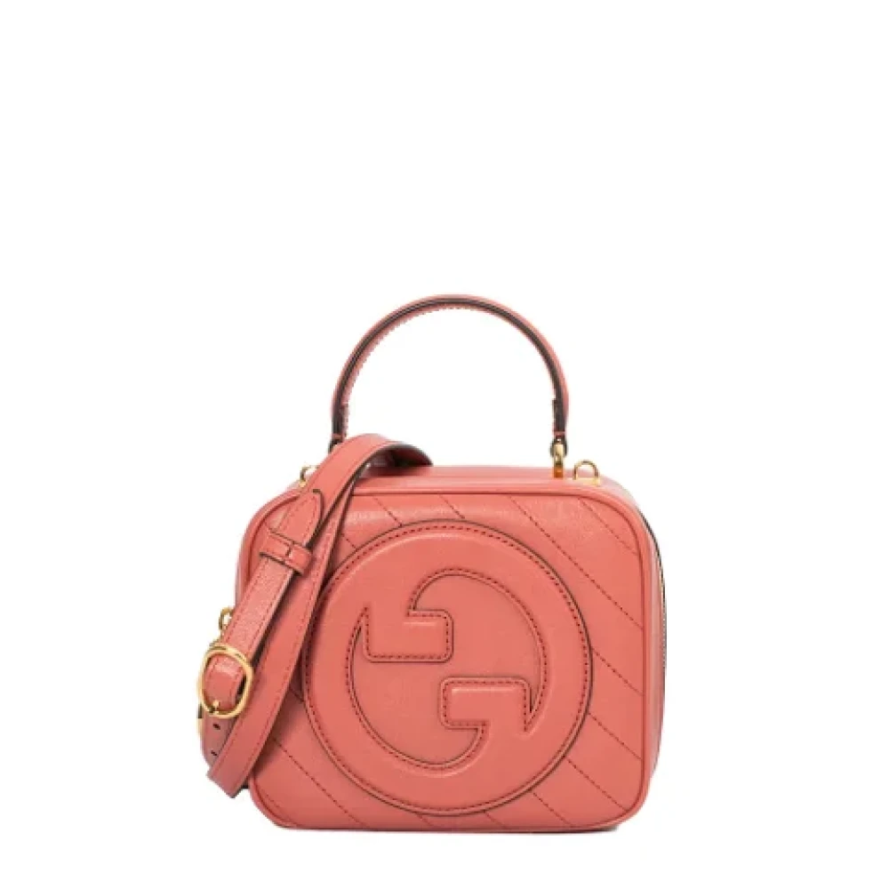 Gucci Vintage Pre-owned Leather handbags Pink Dames