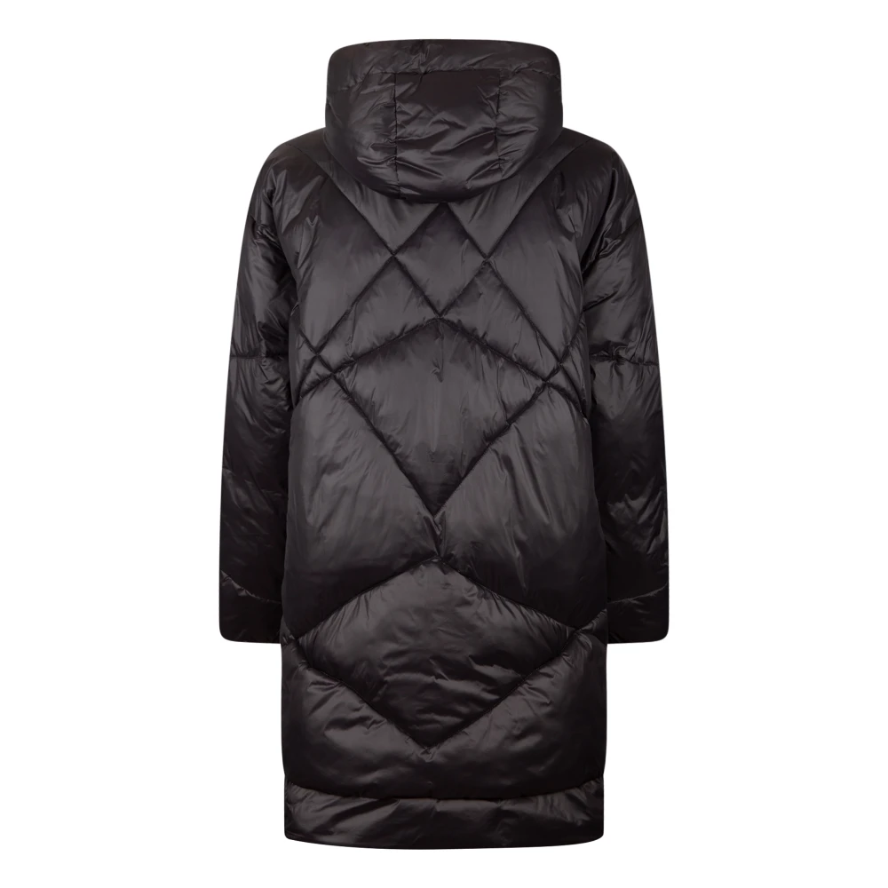pinko Gewatteerde Lugo Canvas Jassen Black Dames