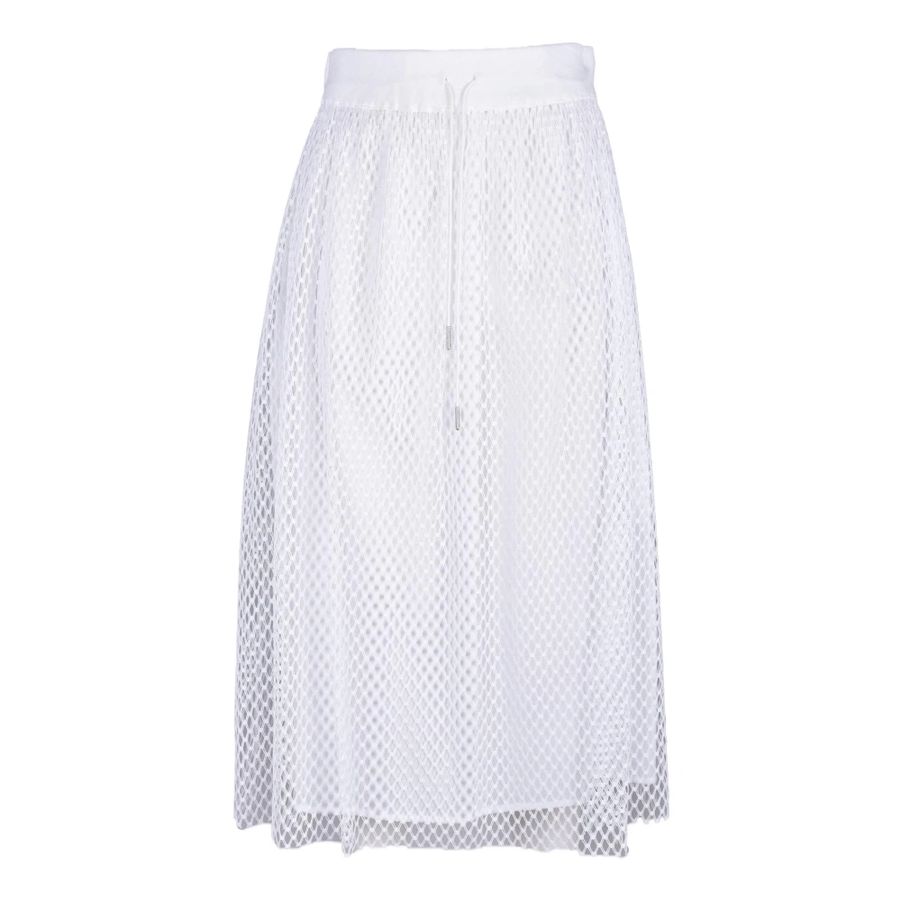 Fabiana Filippi Elegante Katoenmix Gonna Rok White Dames