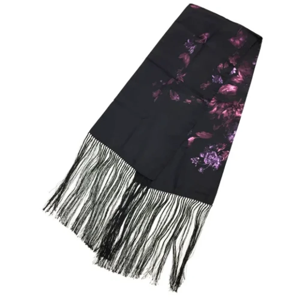 Gucci Vintage Pre-owned Silk scarves Purple Dames